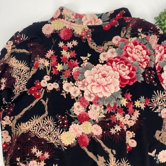 G.I.L.I Floral Jetsetter Cross-over Bodysuit Size XXS‎ / Runs Big - Picture 8 of 14